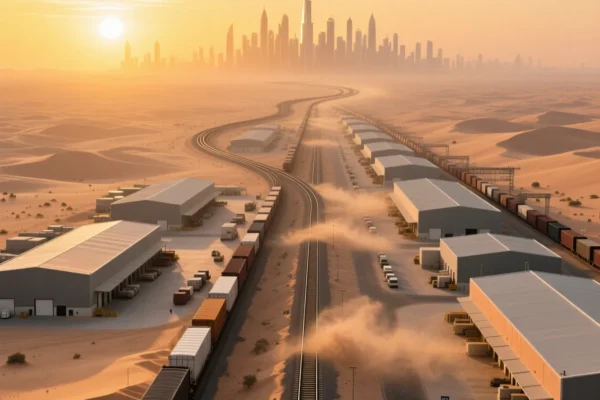 Dubai South and Etihad Rail: How the Track Reprices Warehouse Location